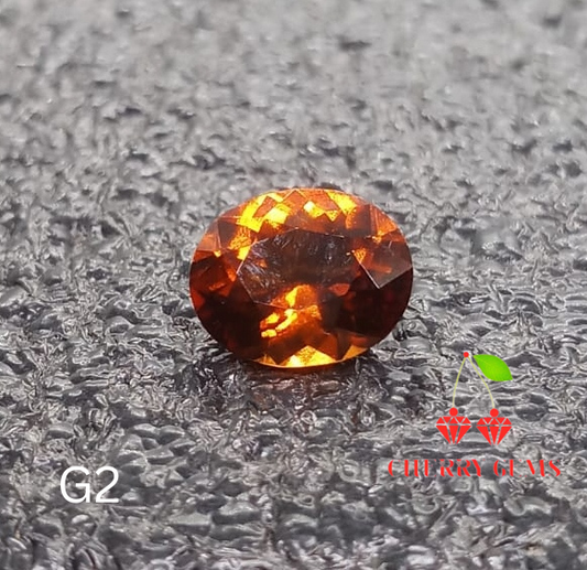 Natural Garnet: Glistening Elegance  2.10ct - G2 (24)