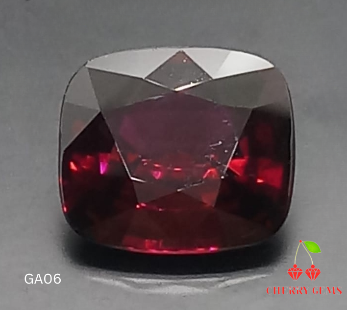 Natural Certified Rhodolite Grape  Garnet: Garnet Glint  9.09cts- GA06 (24)