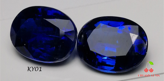 Natural Swiss Lab Certified 4.62cts Top Quality Natural Pair Kyanites KY01 (24)