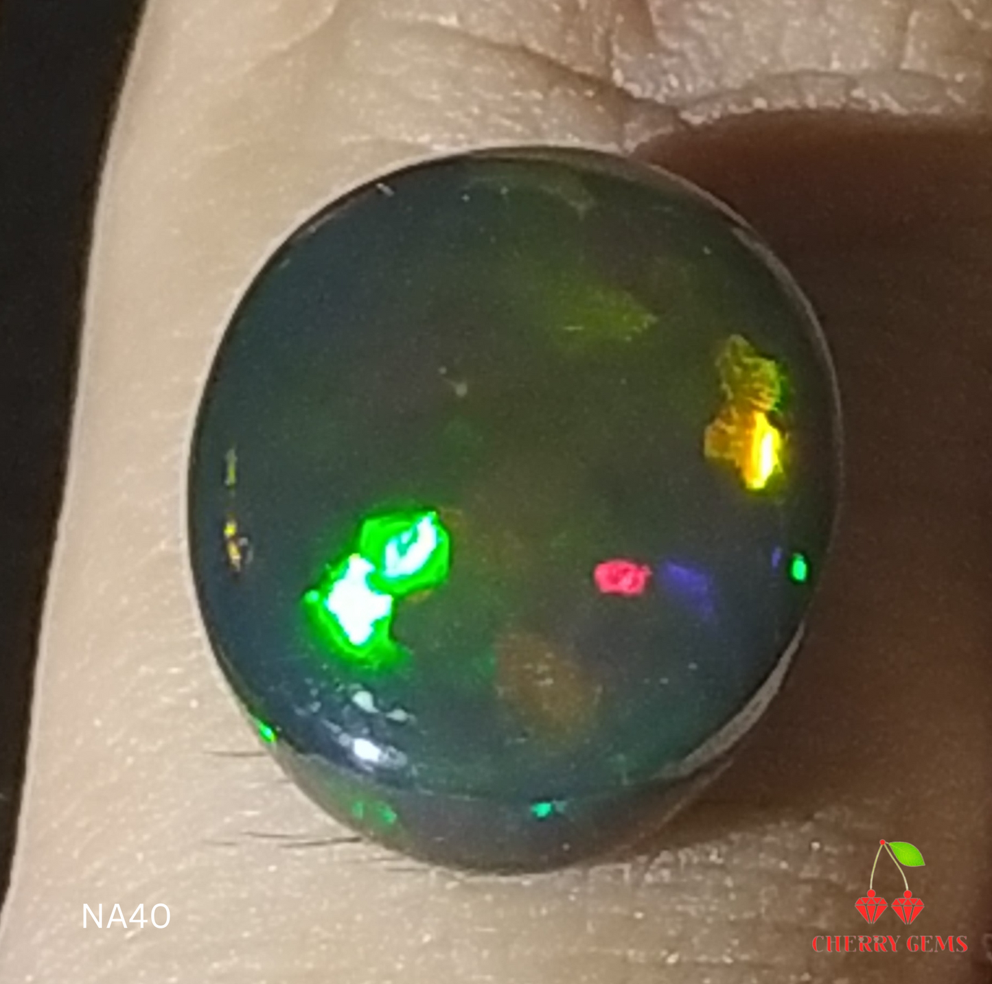 Natural Certified Black Opal: Starry Nightfall 5.03cts- NA40 (24)