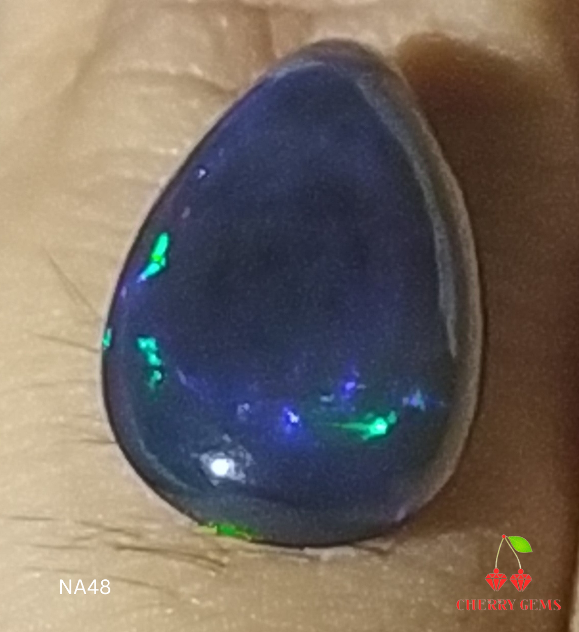 Natural Certified Black Opal: Mystic Night 4.03cts- NA48 (24)