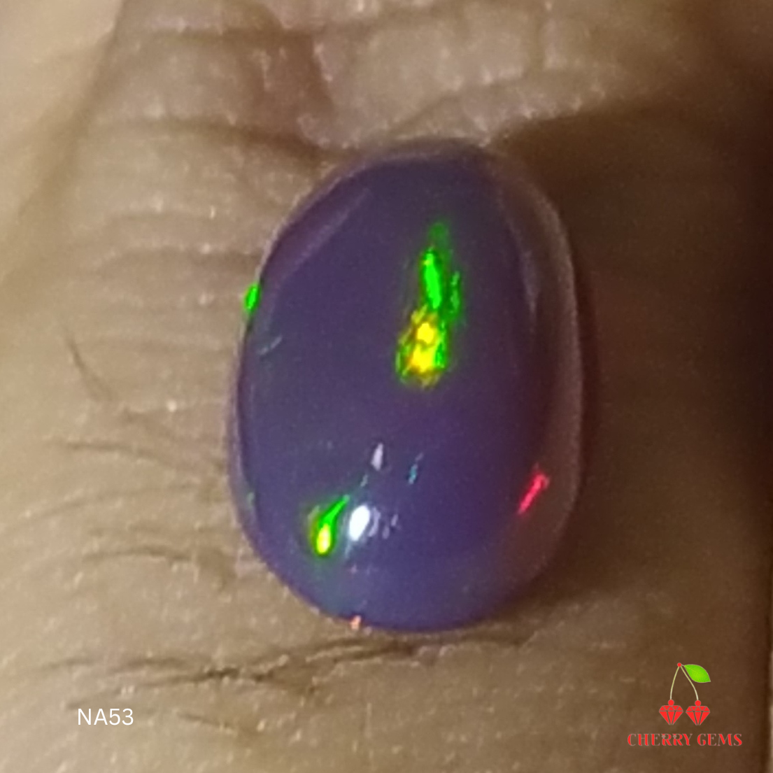 Natural Certified Black Opal: Ethereal Jewel 2.30cts- NA53 (24)