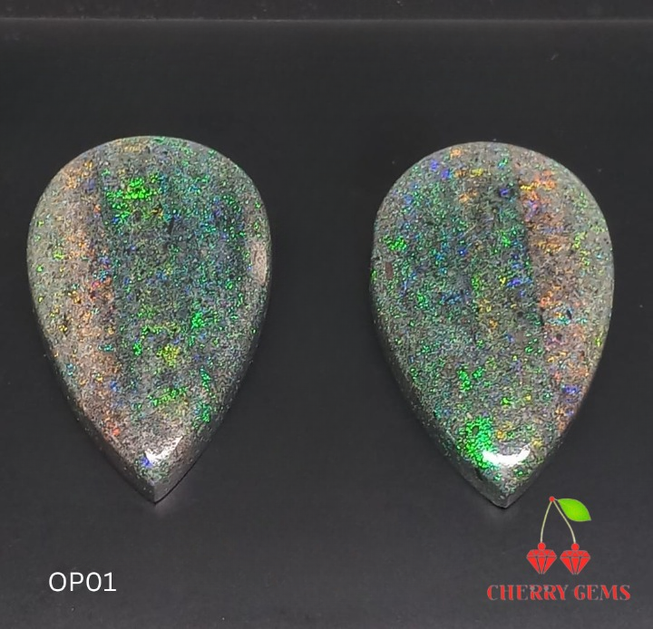 Natural Australian Opal: Aurora Glow  44.5cts- OP01 (24)