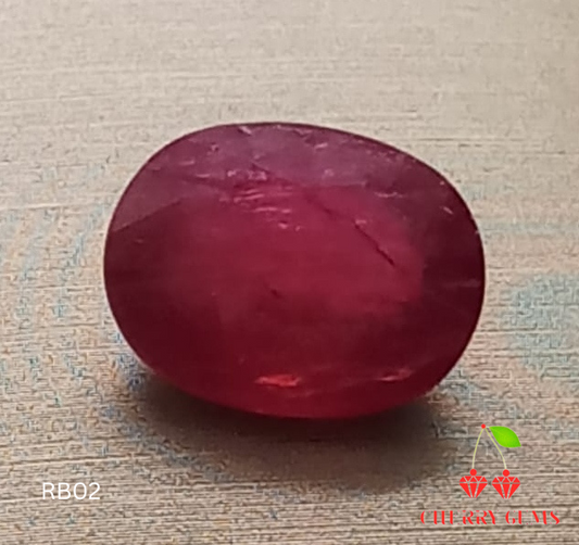 Natural Ruby: Carmine Glow 10cts- RB02 (24)