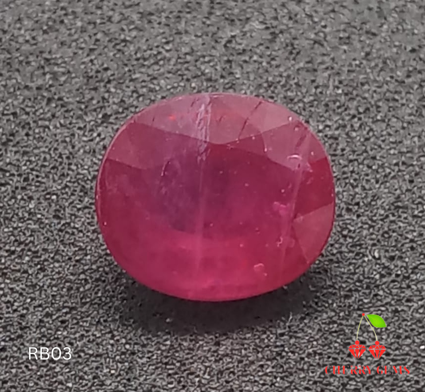 Natural Ruby: Vermilion Valor 6.65cts- RB03 (24)