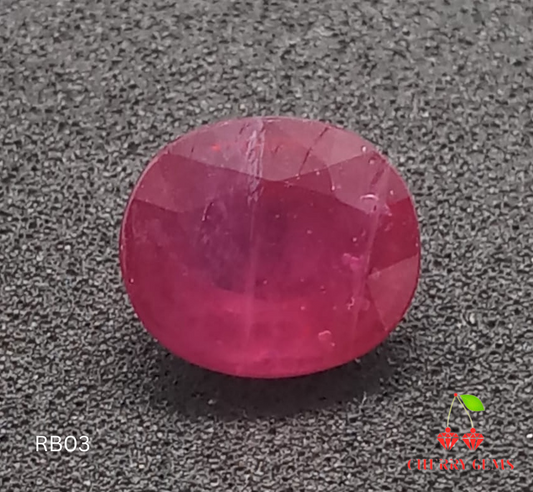 Natural Ruby: Vermilion Valor 6.65cts- RB03 (24)