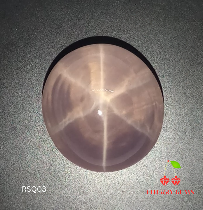 Natural Rose Star Quartz: Stardust Bloom 52.50cts- RSQ03 (24)