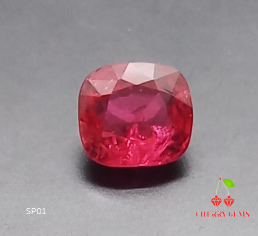 Natural Certified Spinel: Ruby Essence 1.18cts- SP01 (24)