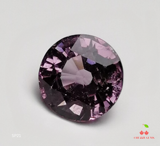 Natural Certified Spinel: Royal Plum Essence  1.35cts- SP21 (24)