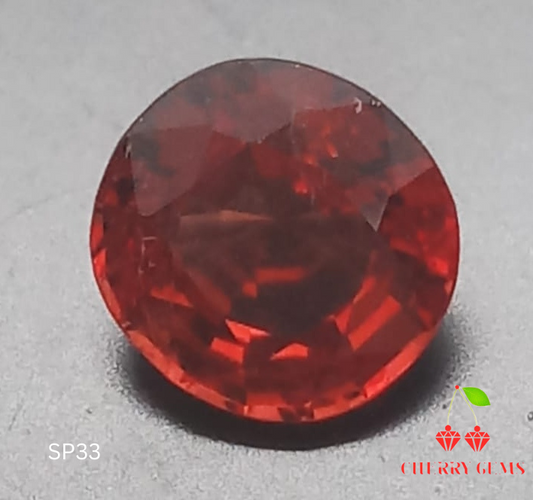 Natural Certified Red Spinel: Carmine Radiance 1.28cts- SP33 (24)