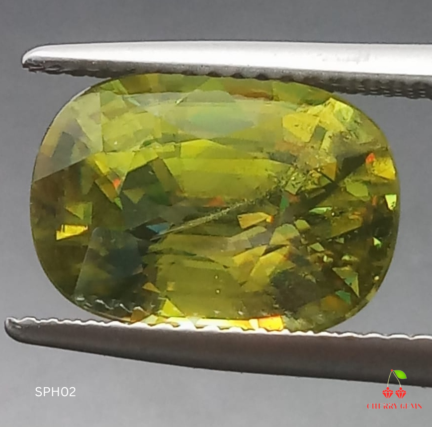 Natural Sphene: Evergreen Allure 6.04cts- SPH02 (24)