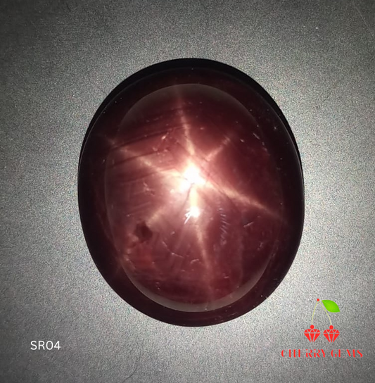 Natural Star Ruby: Stellar Scarlet 59.05cts- SR04 (24)