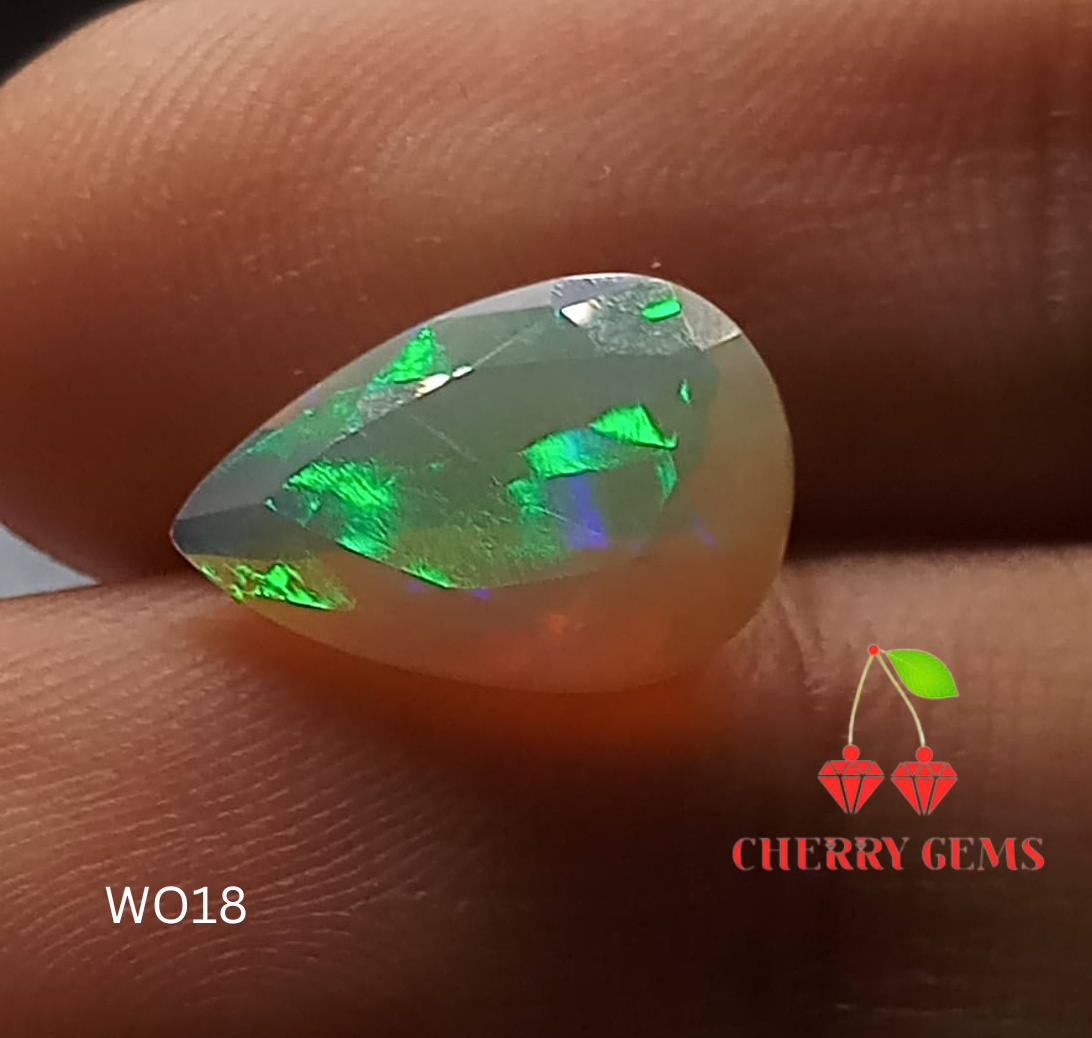 Natural White Opal: Opalescent Mirage 1.95cts- WO18 (24)