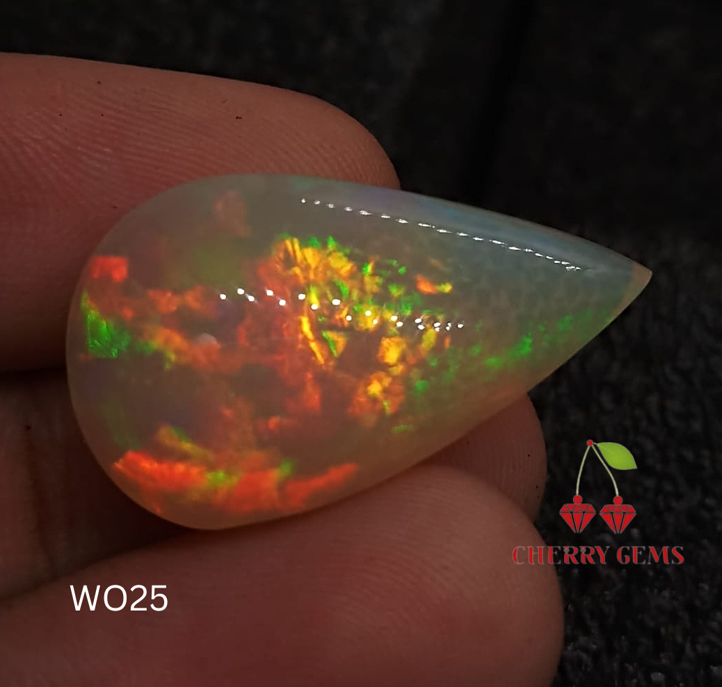 Natural White Opal: Radiant Nebula 20.05cts- WO25 (24)