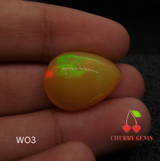 Natural White Opal: Luminous Veil 14.15cts- WO3 (24)