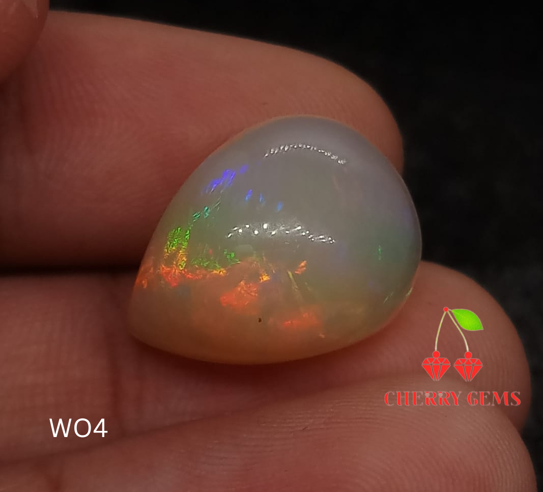 Natural Certified White Opal: Opalescent Frost 11.33cts- WO4 (24)