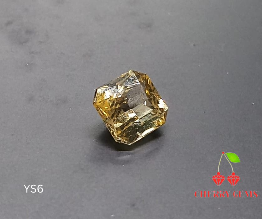 Natural Unheated Yellow Sapphire: Sunlit Serenity 1.26cts- YS6 (24)