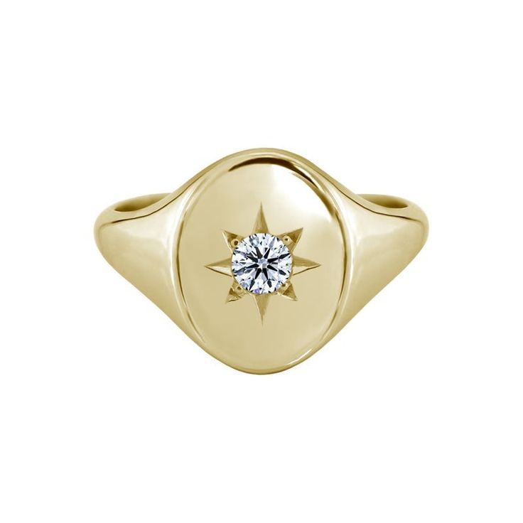 Stellar Radiance Signet Ring