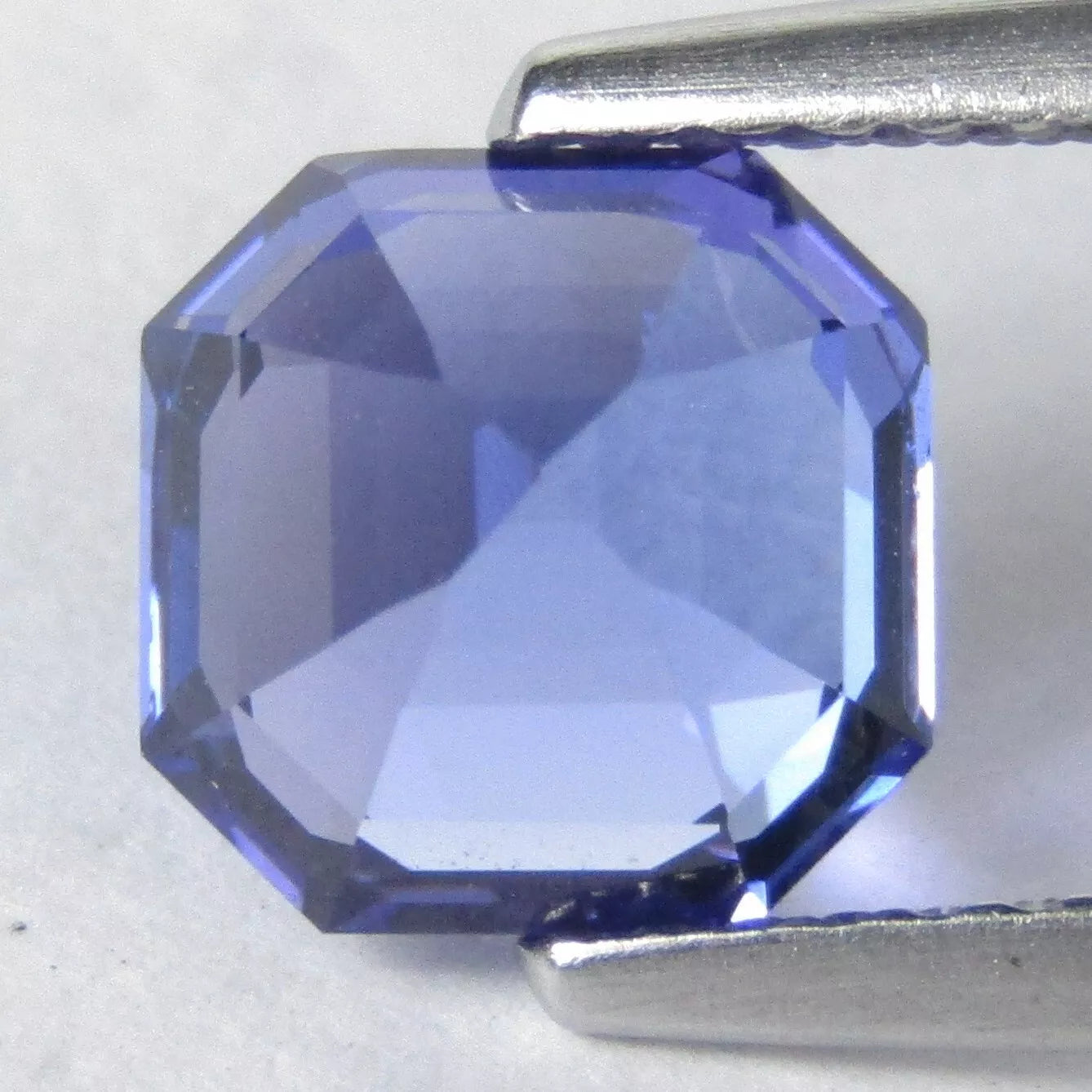 2.14 Cts of Stunning Natural Tanzanite, 7mm Asscher Cut Loose Gemstone from Tanzania/ 13/8/24