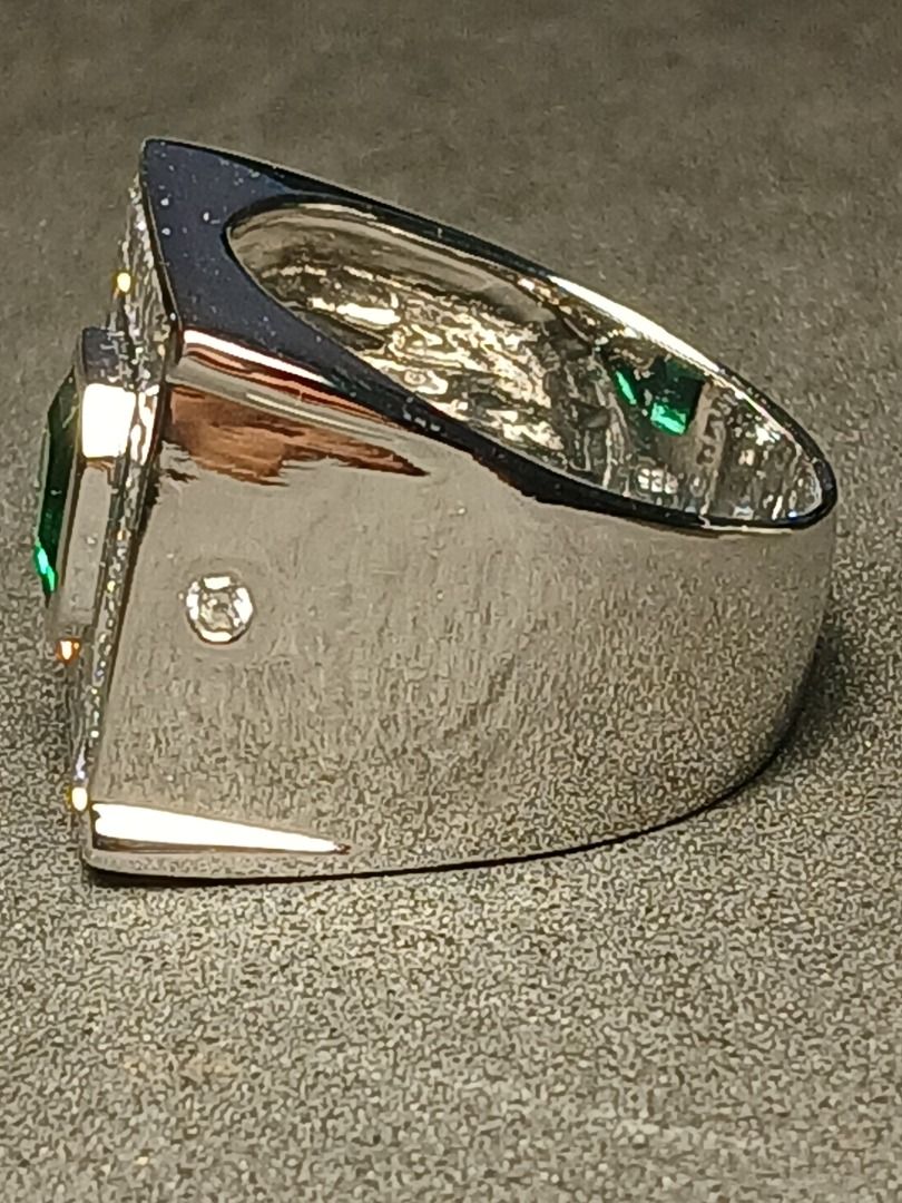 Custom Certified Emerald Ring 2.34cts