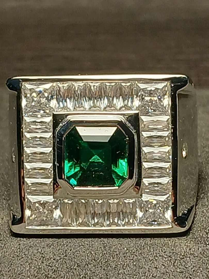 Custom Certified Emerald Ring 2.34cts