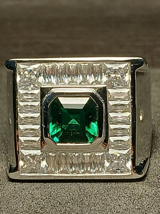 Custom Certified Emerald Ring 2.34cts